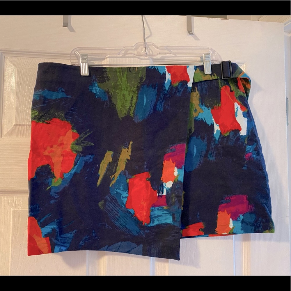 NWT KATE SPADE MINI SKIRT, MULTI COLOR SIZE 12